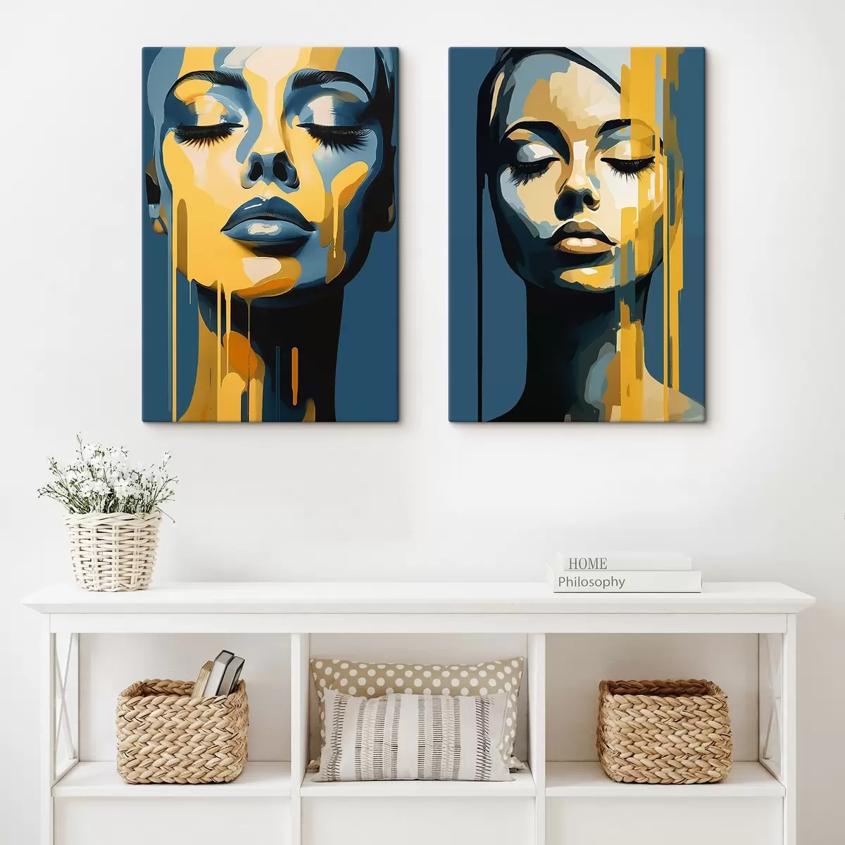 Wandbilder Porträts von Frauen m00474