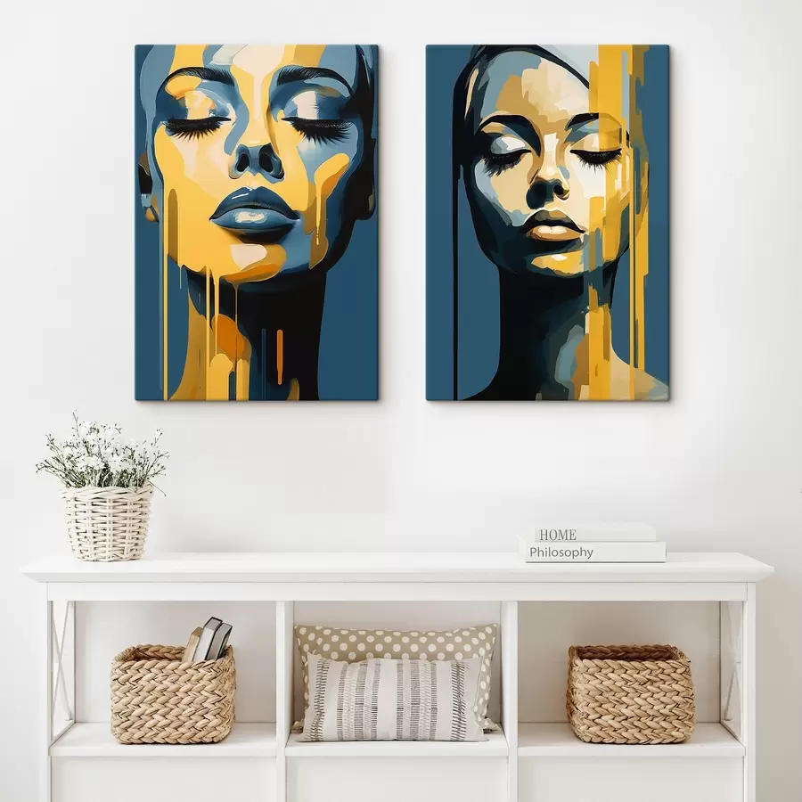 Wandbilder Porträts von Frauen m00474