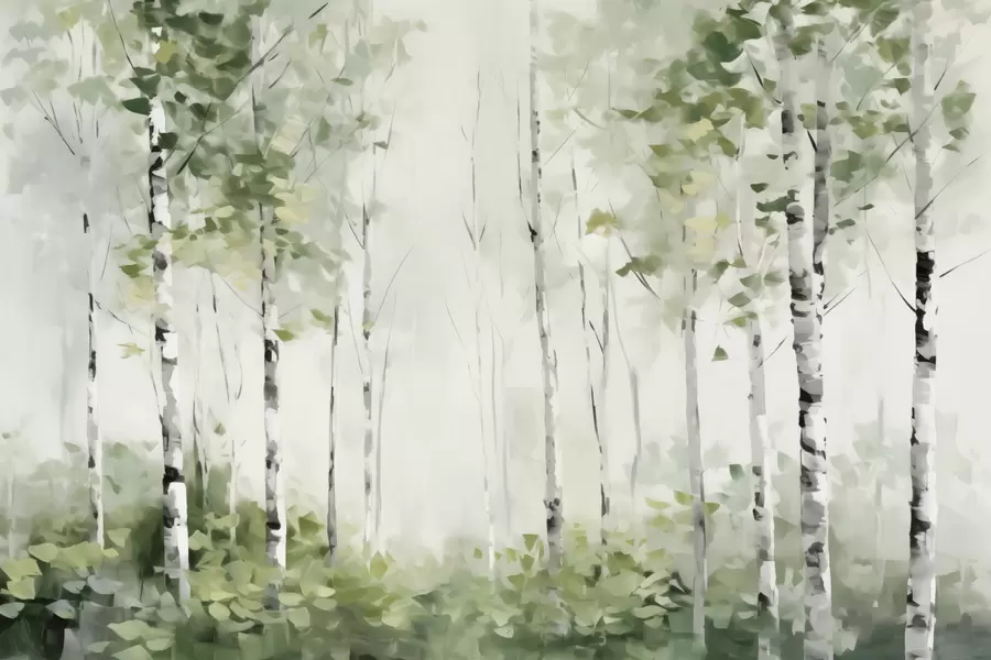 Fototapete Laubwaldimitation Gemälde w04234