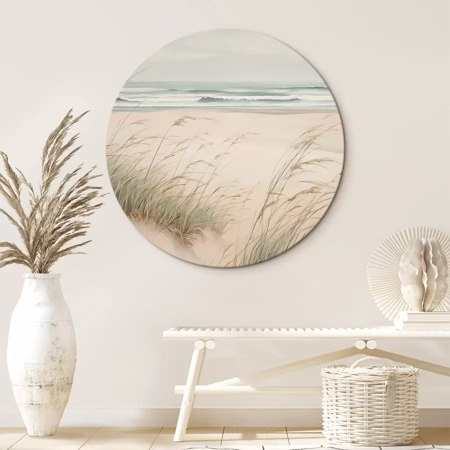 Wandbilder Gras im Sand am Meer r45019