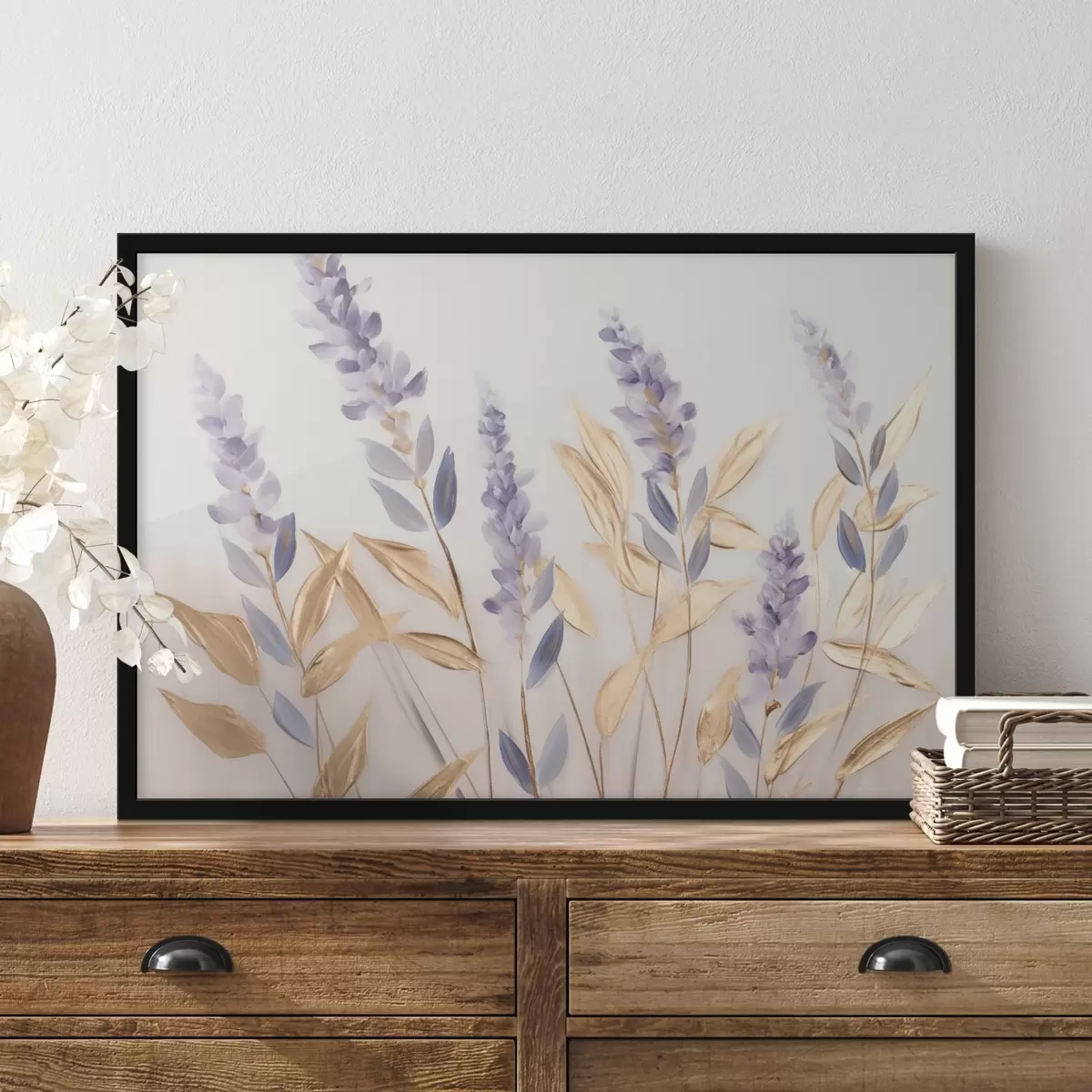 Poster Lavendelzweige f45011