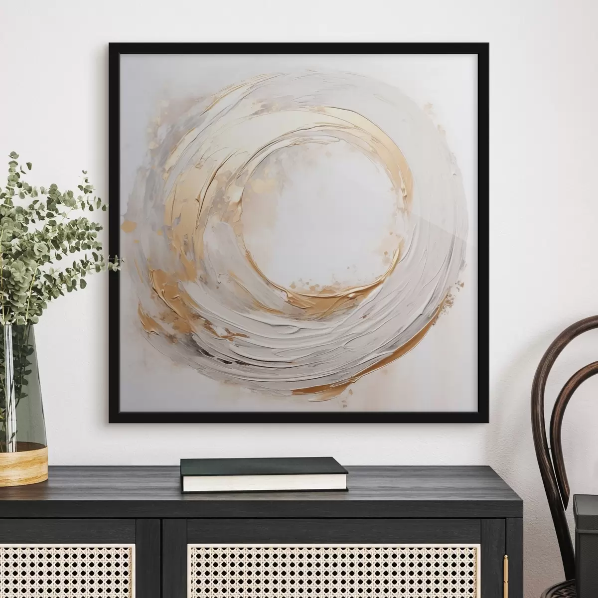 Poster Abstrakter Kreis f45016