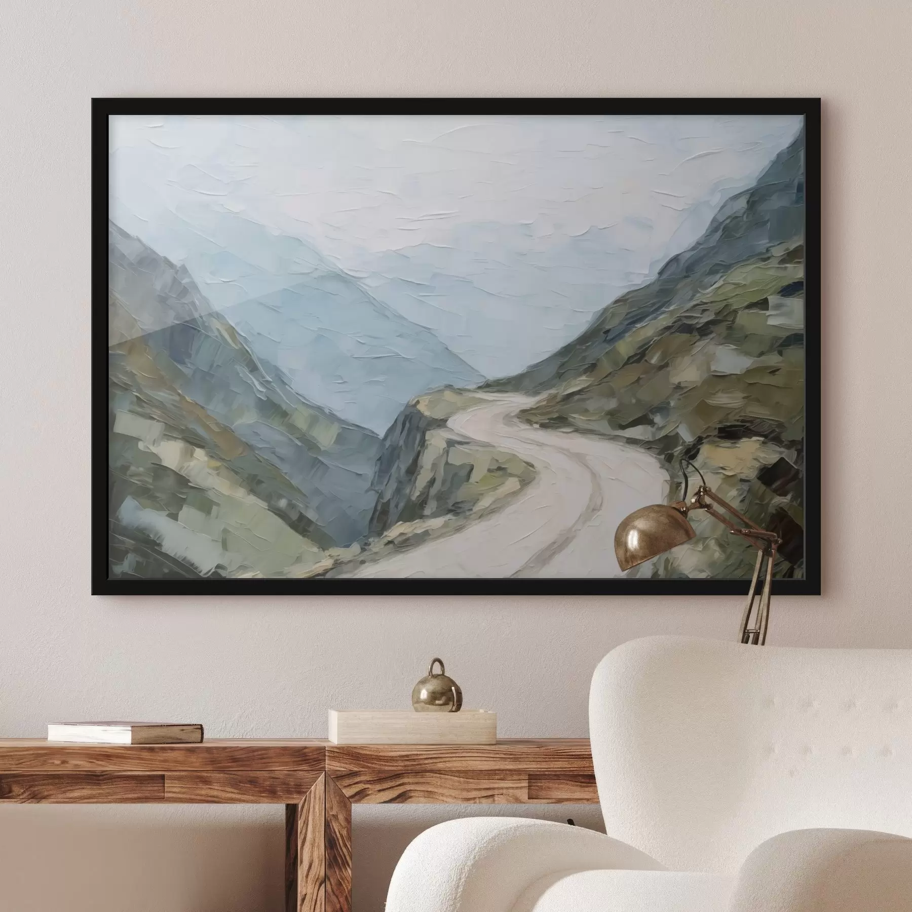 Fototapete Straße zwischen den Bergen f45018