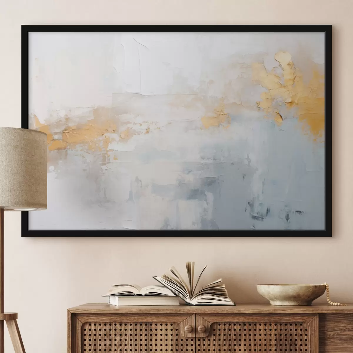 Poster Abstraktion Nachahmung der Malerei f45020