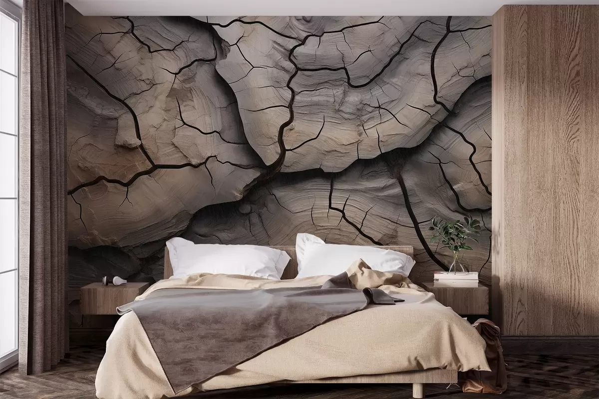 Fototapete holz, Risse, Licht, Textur, Rinde, natürlich w04238