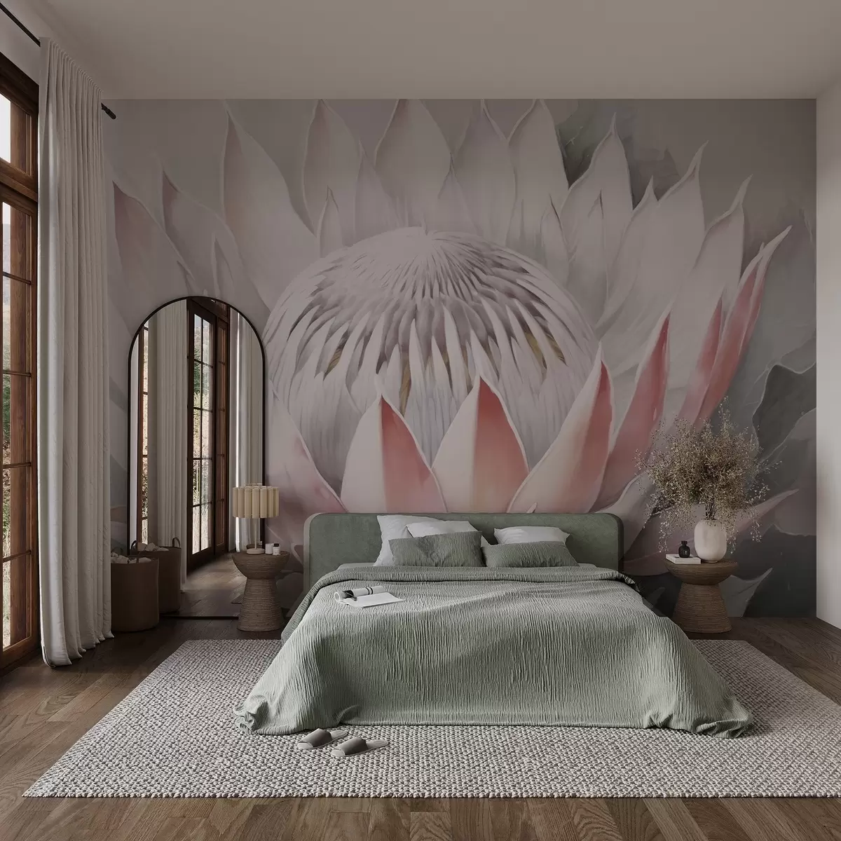 Fototapete Große Protea w04241