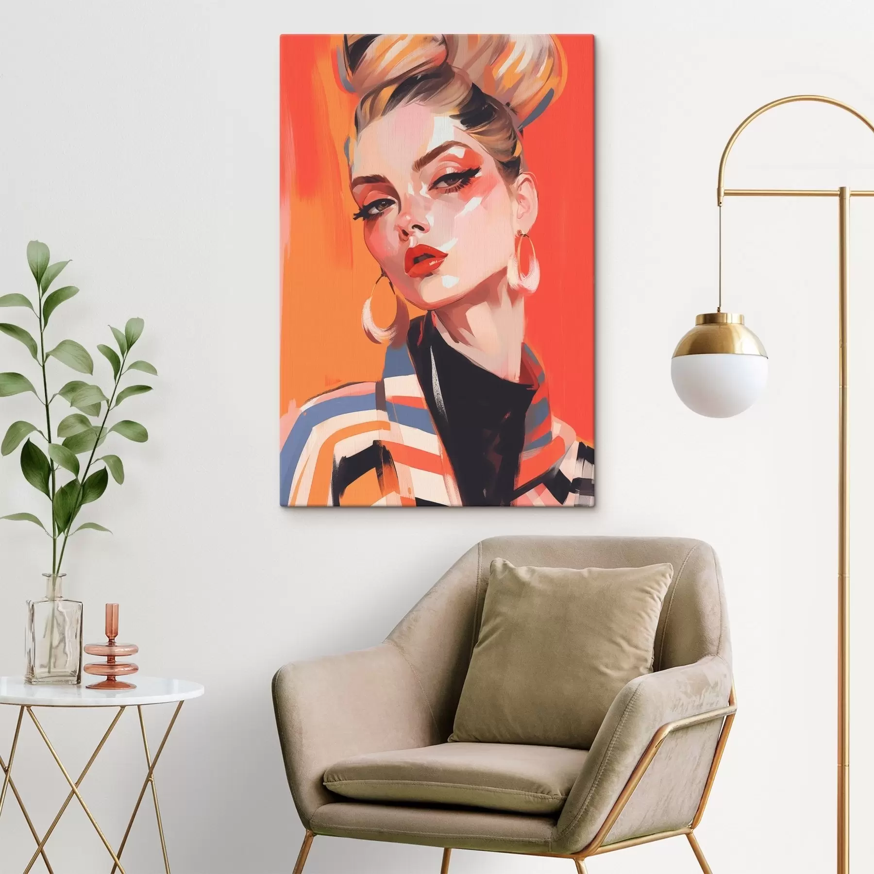 Wandbilder Helle Frau s45080