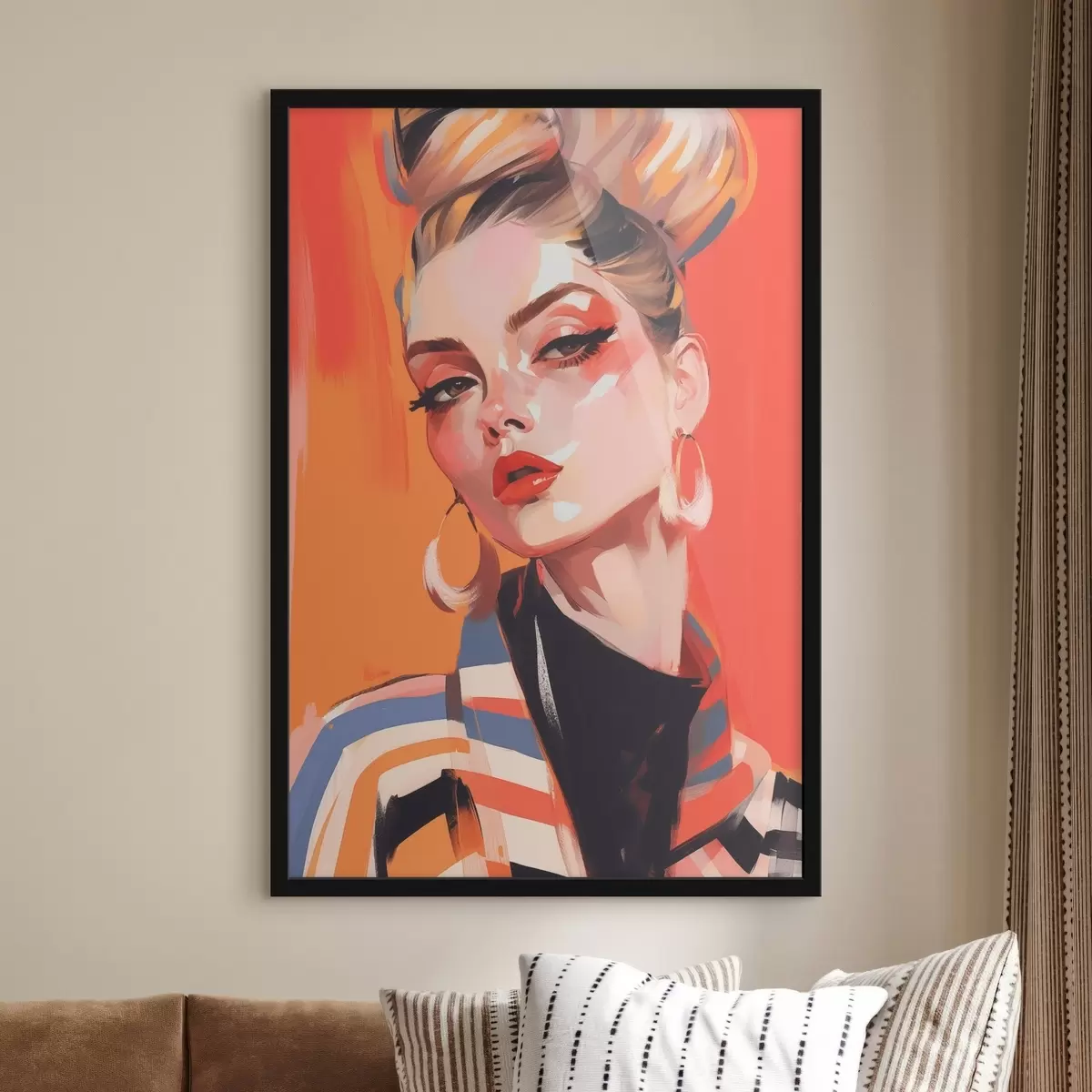 Poster Helle Frau f45080