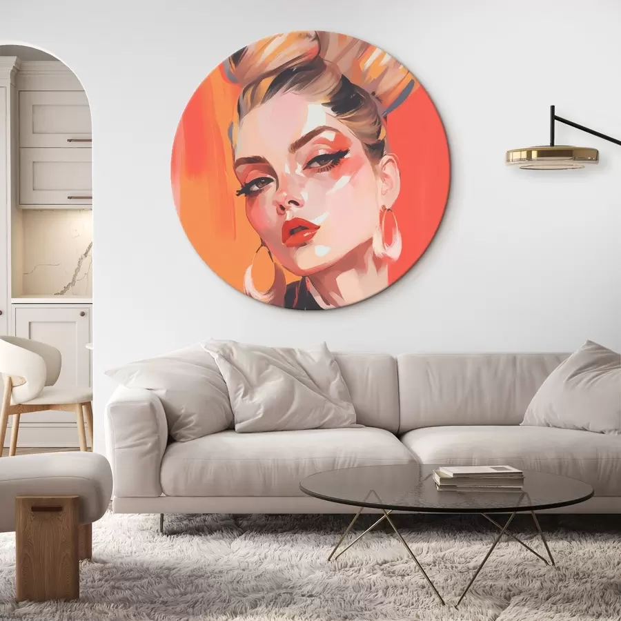 Wandbilder Helle Frau r45080