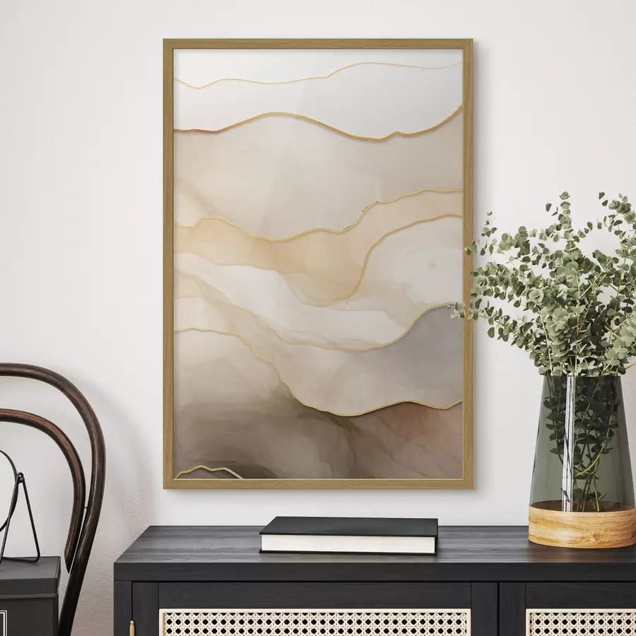 Fototapete schichten, beige, abstrakt, textur, weich, stoff, natürlich, fließen, neutral f45088
