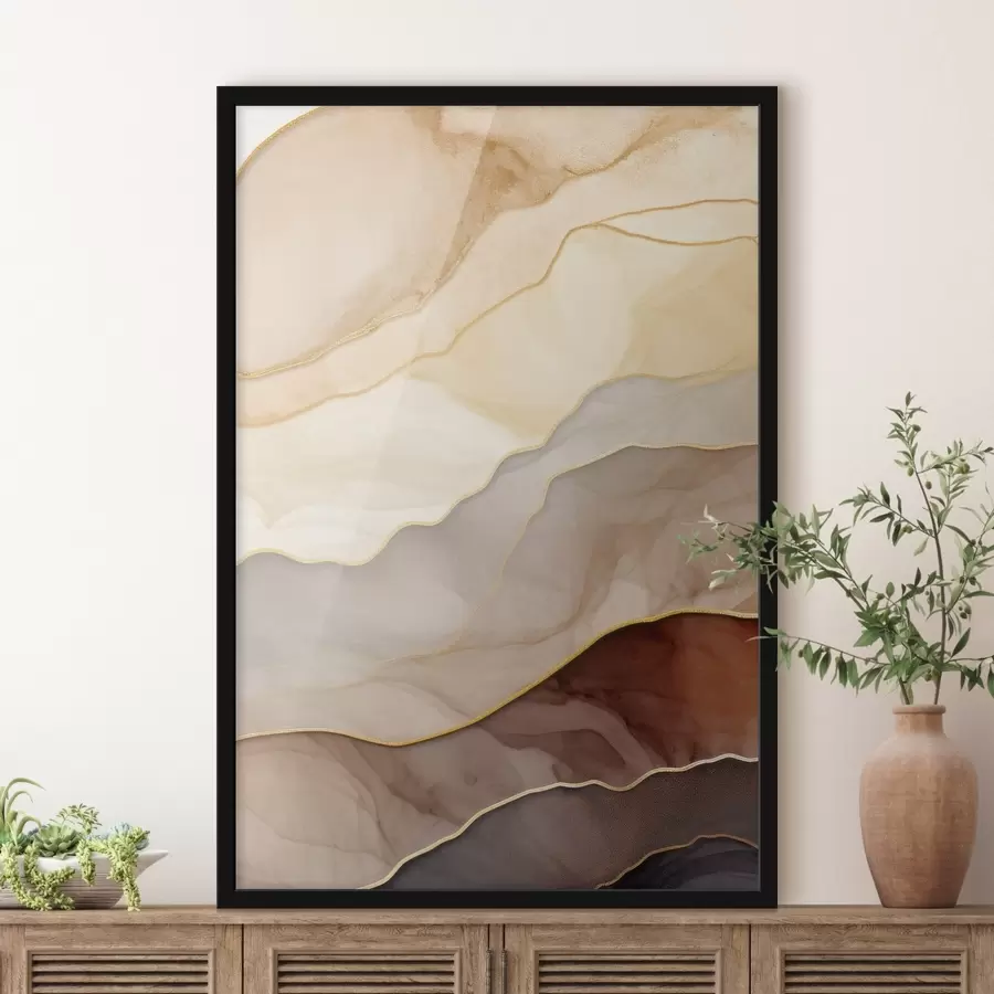 Fototapete wellen, Creme, durchscheinend, Falten, organisch, glatt, ruhig, textil, luftig f45089