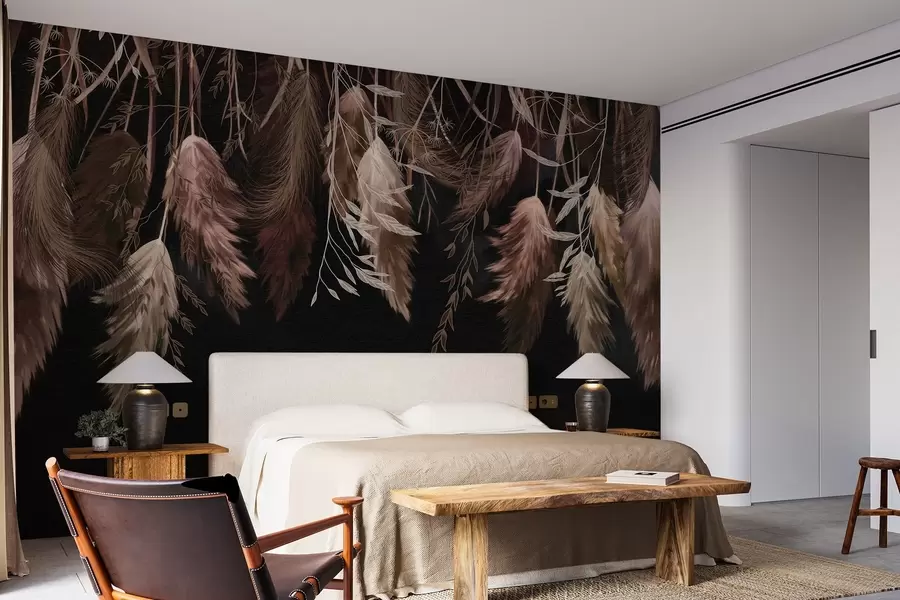 Fototapete Getrocknete Blumenblüten w04253v1