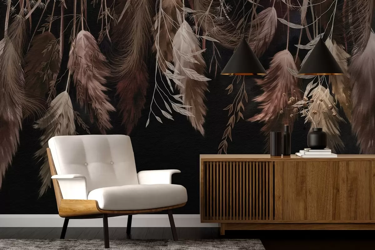 Fototapete Getrocknete Blumenblüten w04253v1