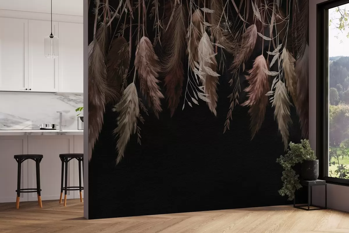 Fototapete Getrocknete Blumenblüten w04253v1