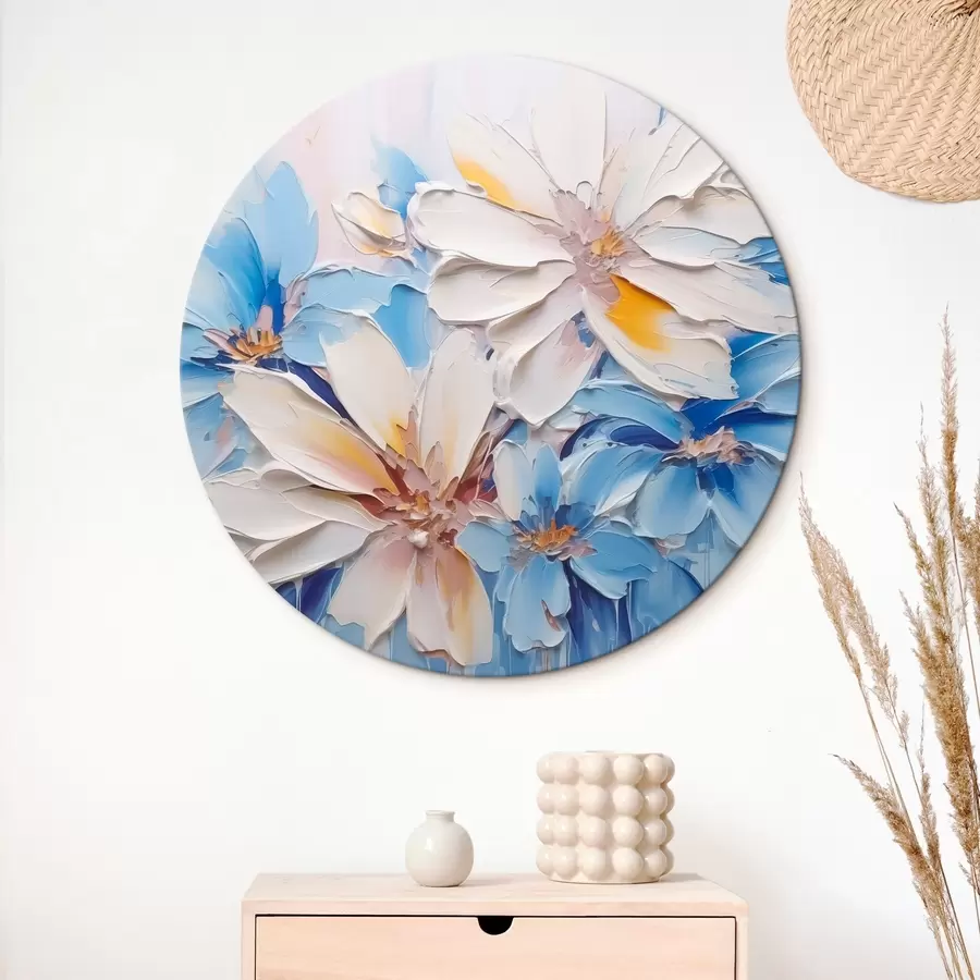 Wandbilder Blumen abstrakte Nachahmung Pinselstriche r45115