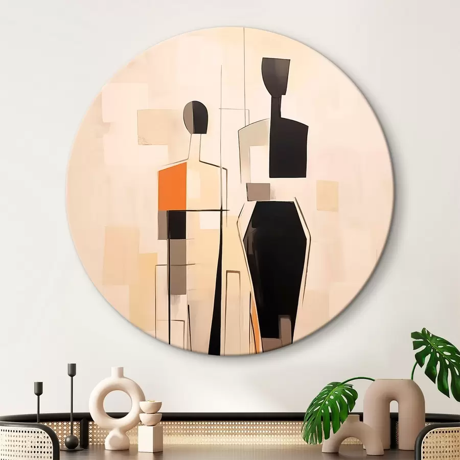 Wandbilder Abstrakte Silhouetten r45124