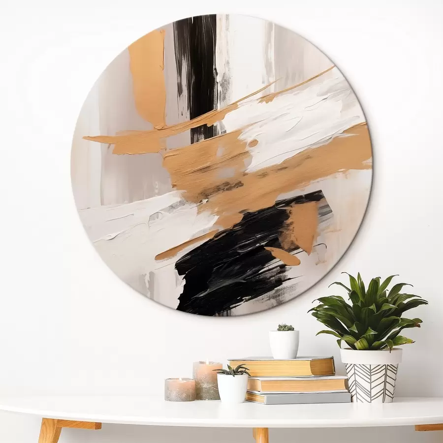 Wandbilder Moderne Abstraktion Nachahmung von Pinselstrichen r45127