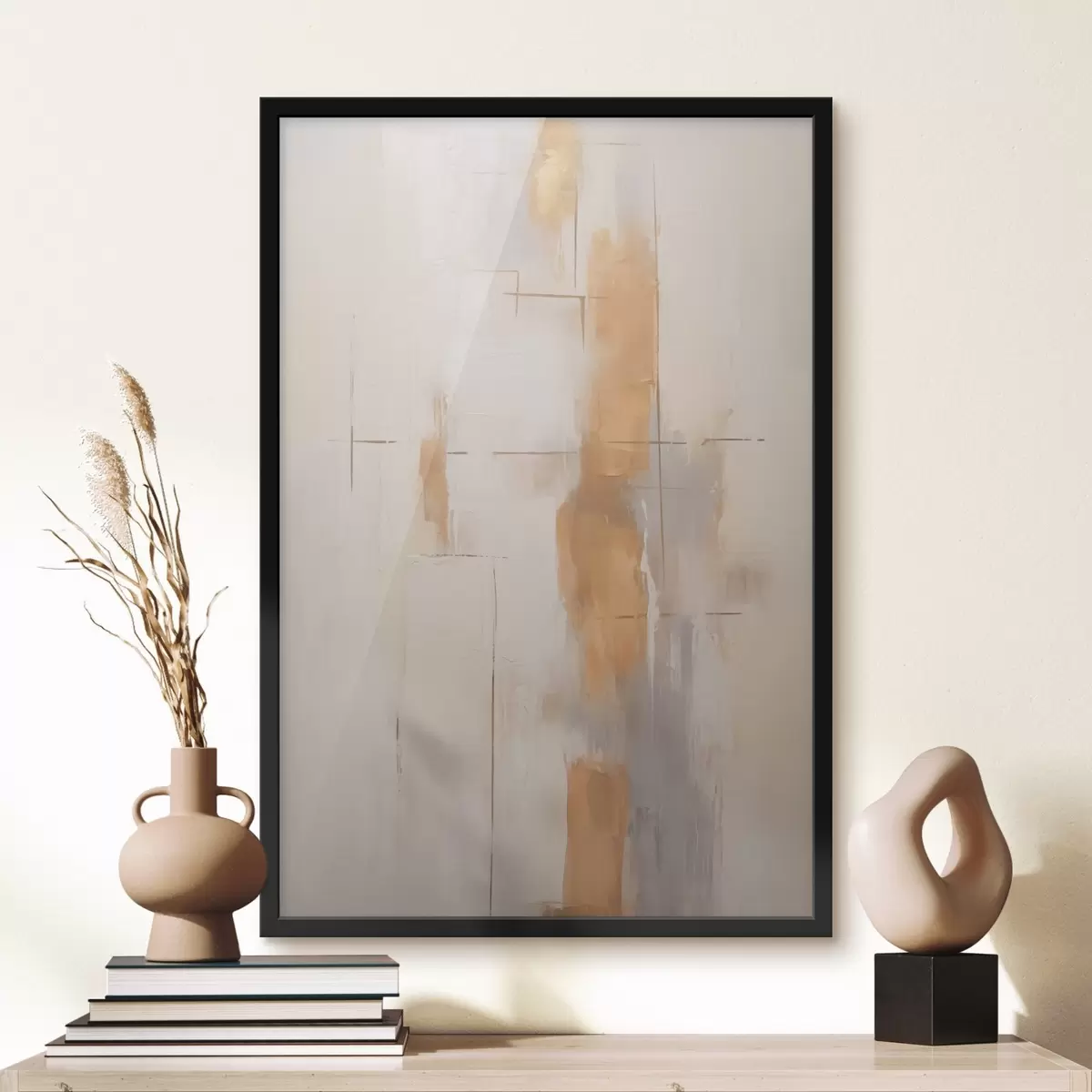 Poster Abstrakte Striche und Linien f45113