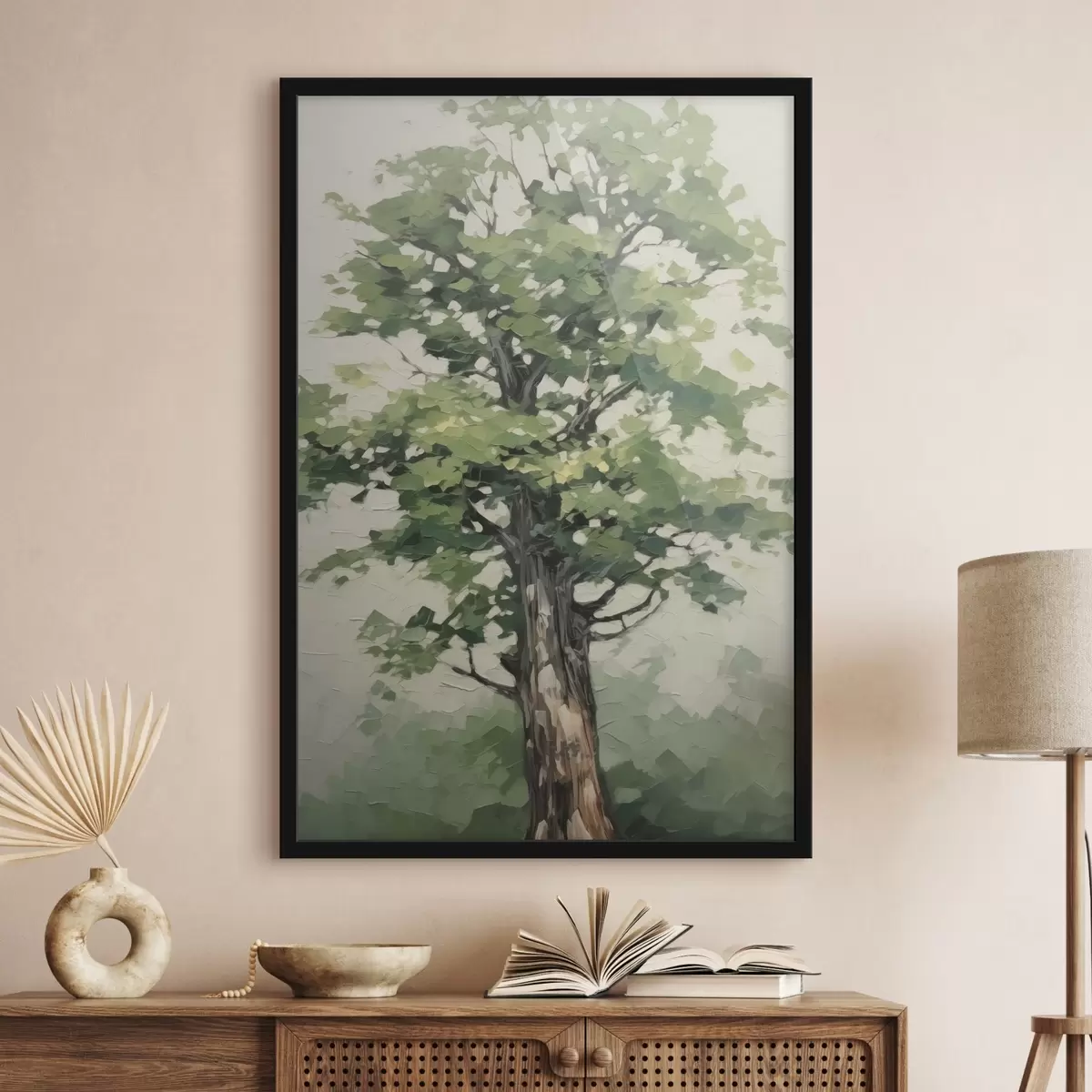 Poster Holzimitation Malerei f45116