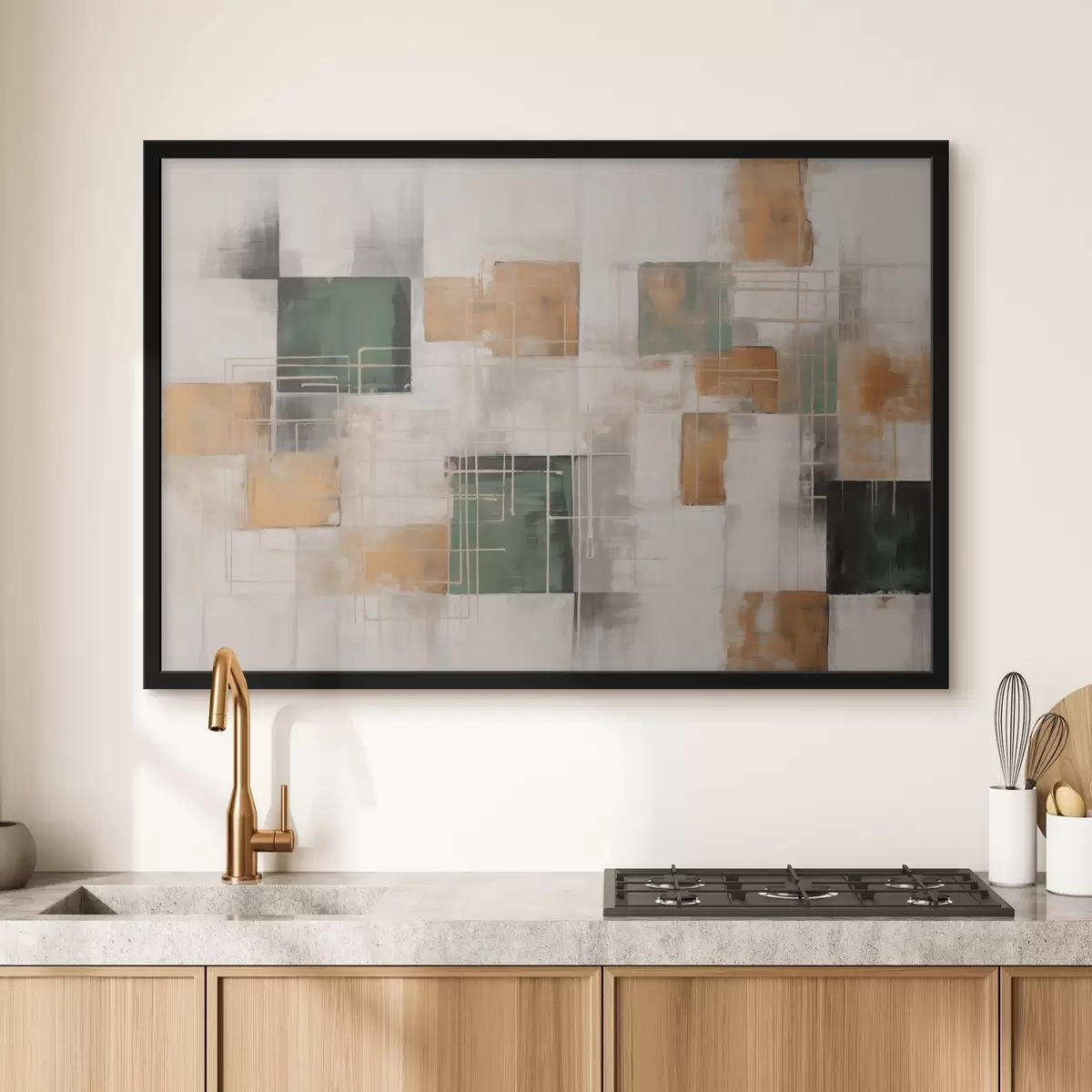 Poster Geometrische Abstraktion f45121