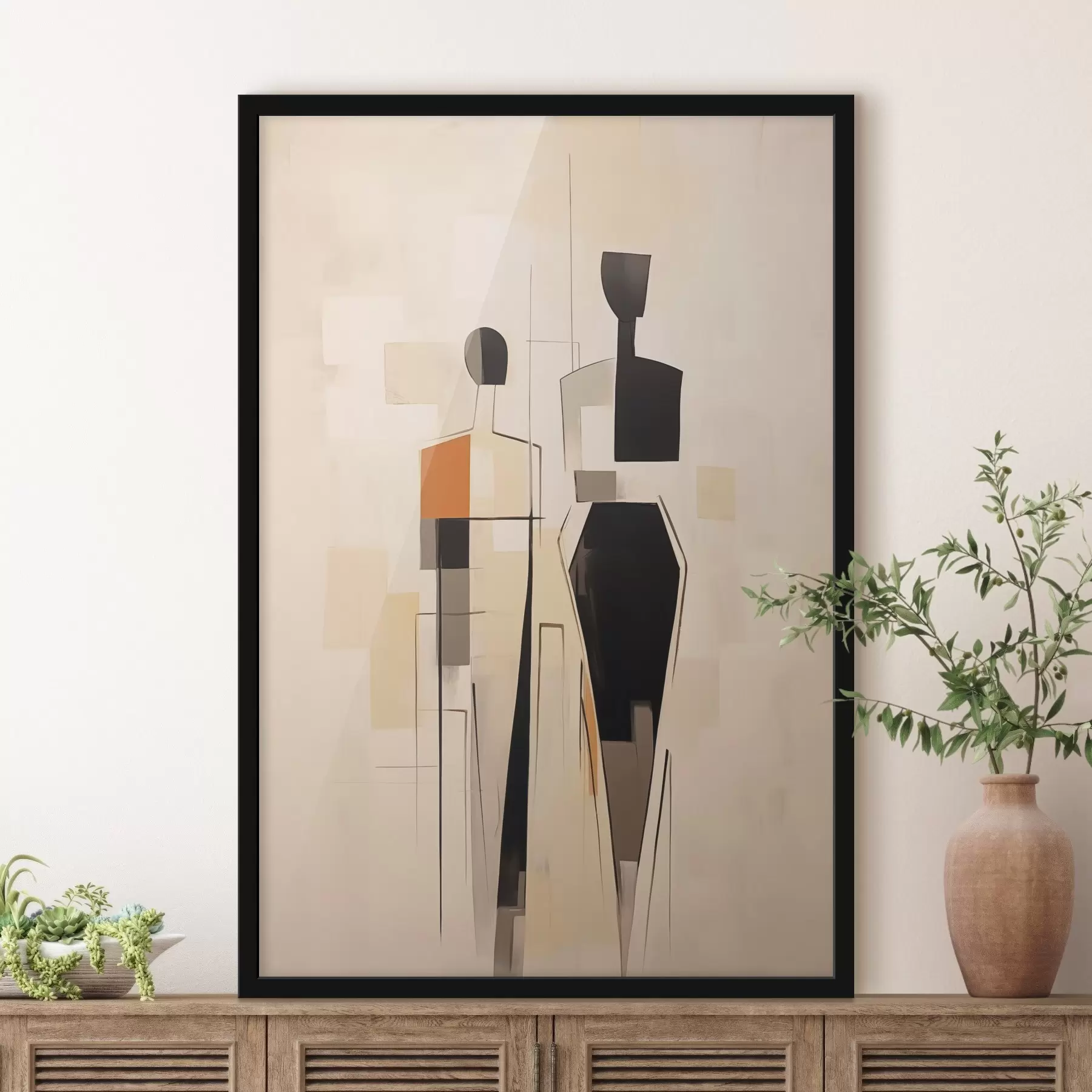 Wandbilder Abstrakte Silhouetten f45124