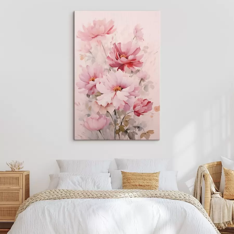 Wandbilder Blumenstrauß Nachahmung Malerei s45120