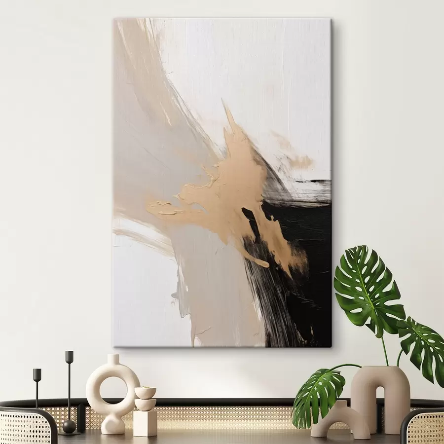 Wandbilder Dynamische Abstraktion Nachahmung von Pinselstrichen s45126