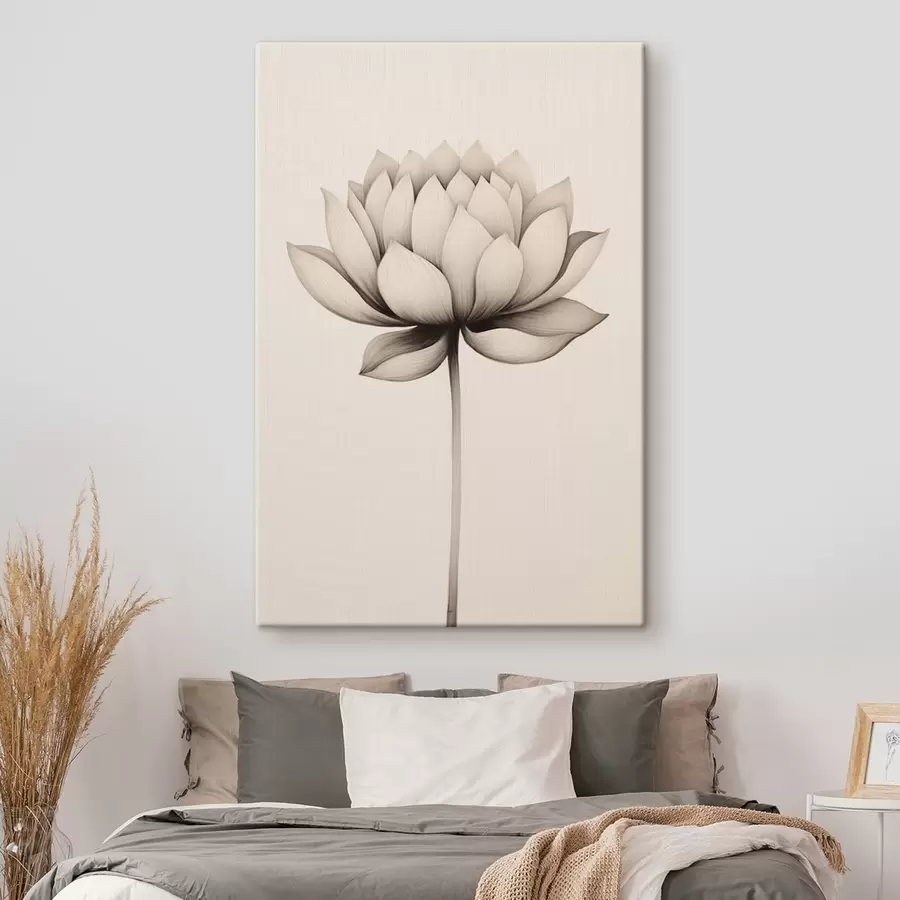 Wandbilder Große Blume s45142