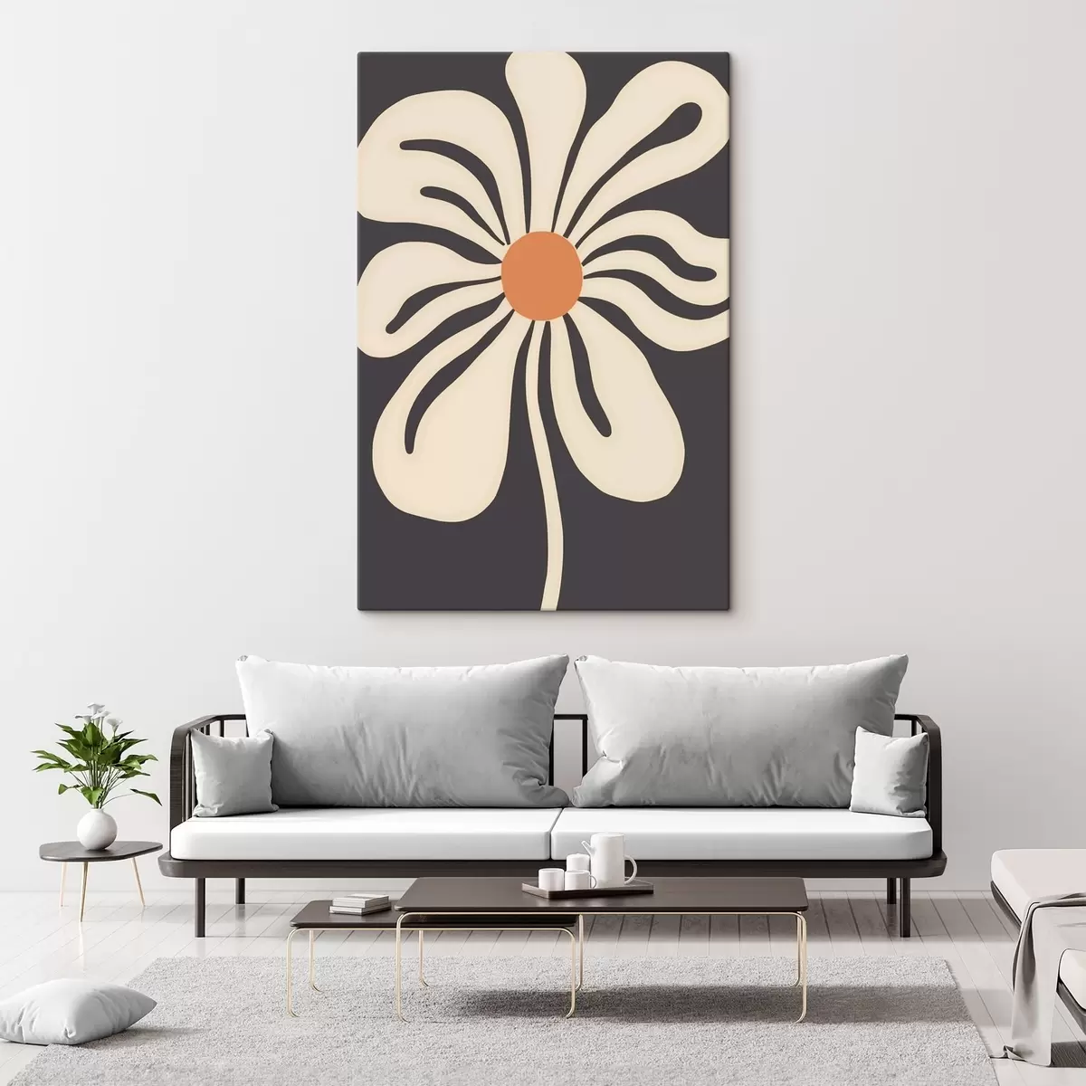 Wandbilder Stilisierte Blume s45150