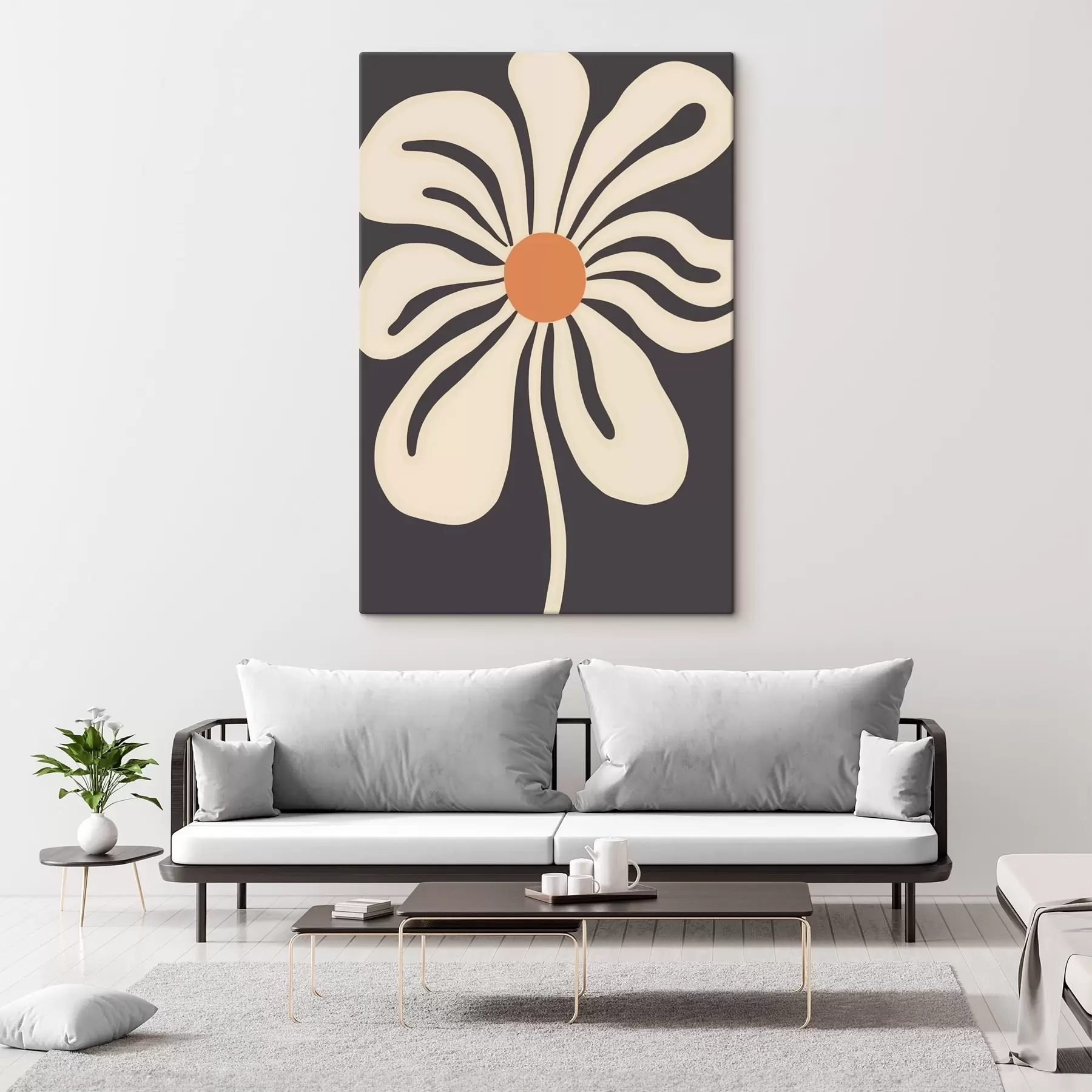 Wandbilder Stilisierte Blume s45150