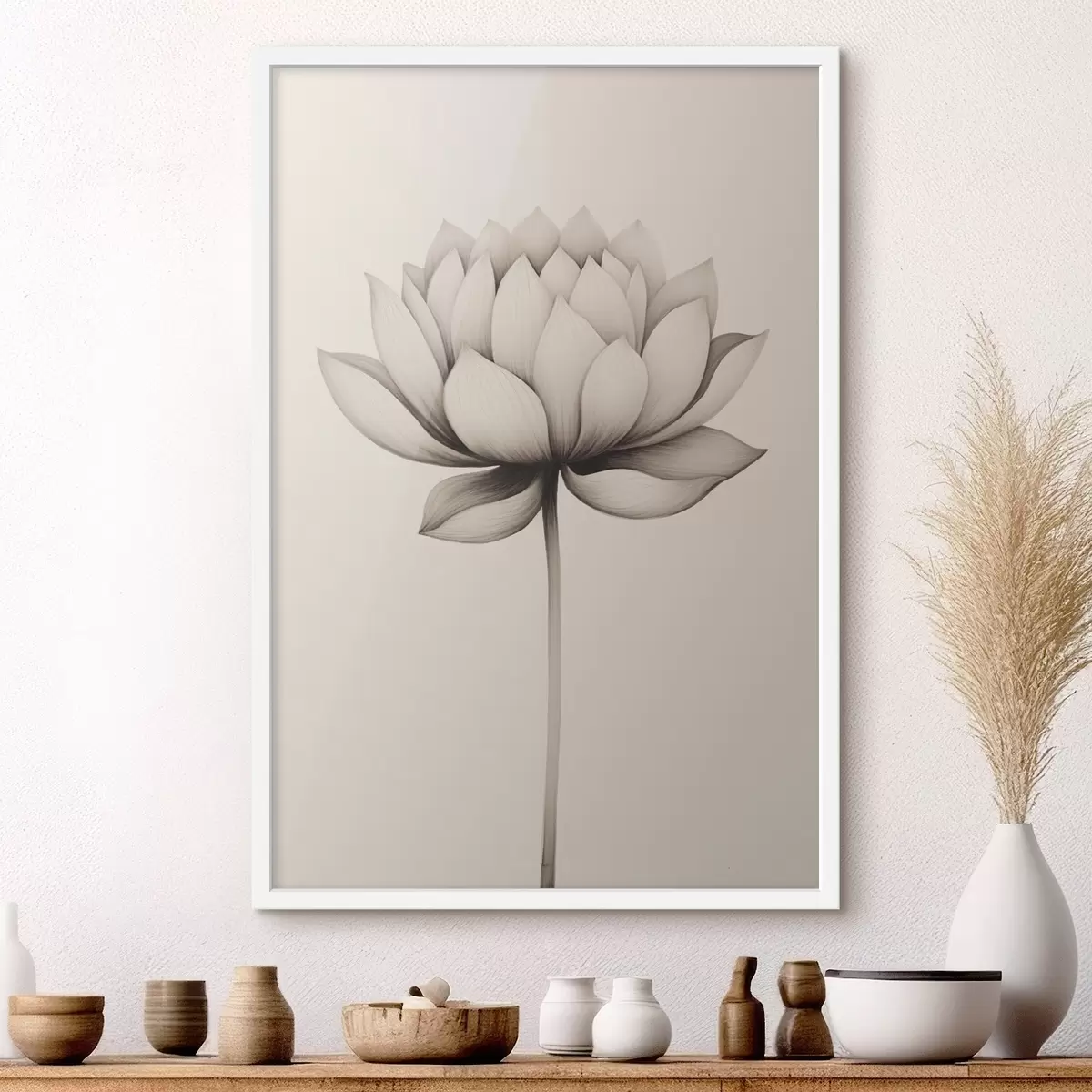 Poster Große Blume f45142