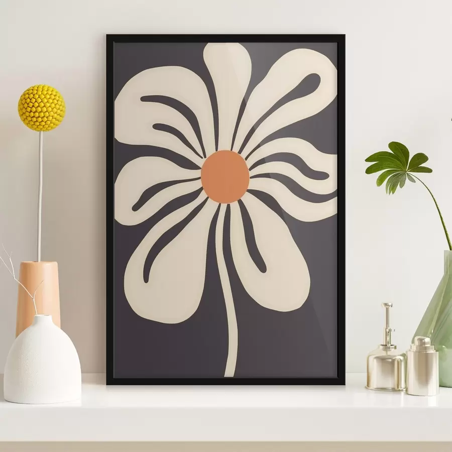 Fototapete Stilisierte Blume f45150