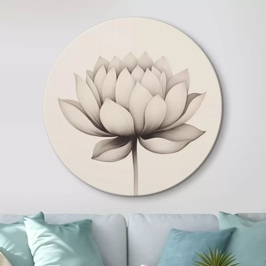 Wandbilder Große Blume r45142