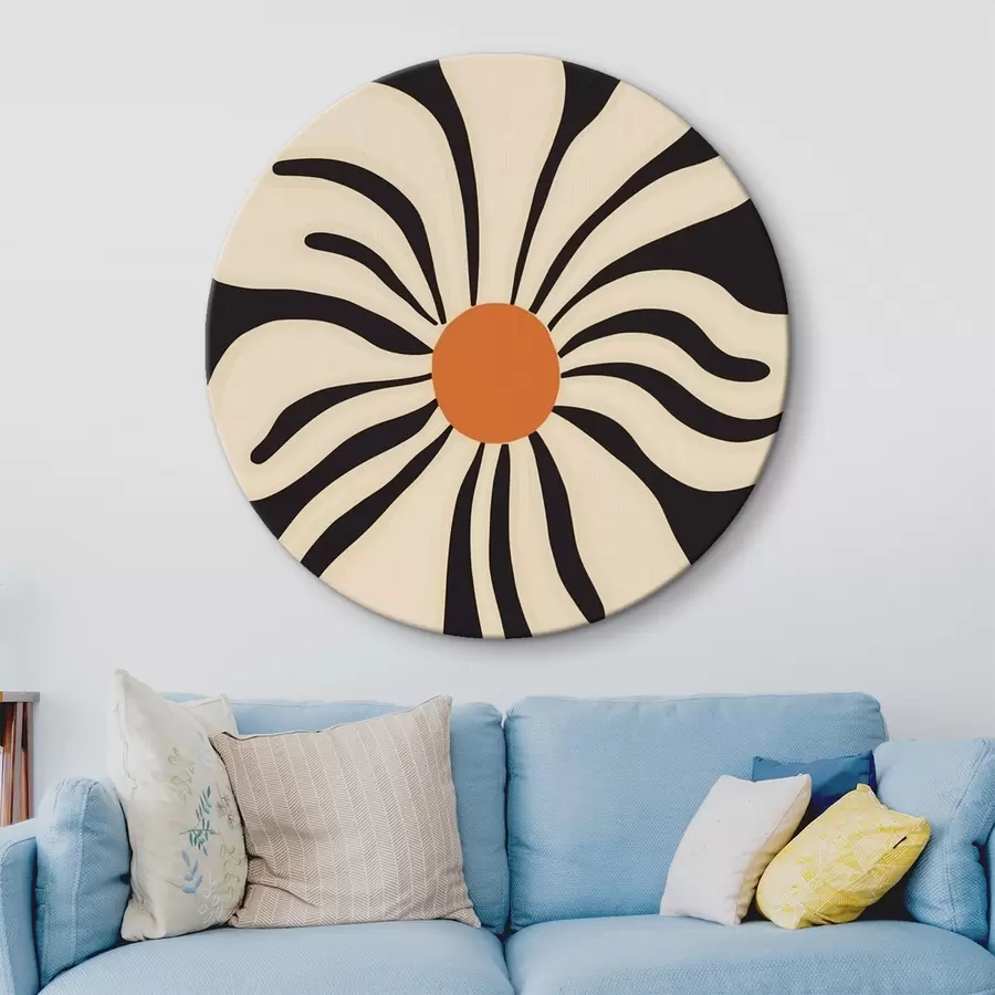 Wandbilder Stilisierte Blume r45150