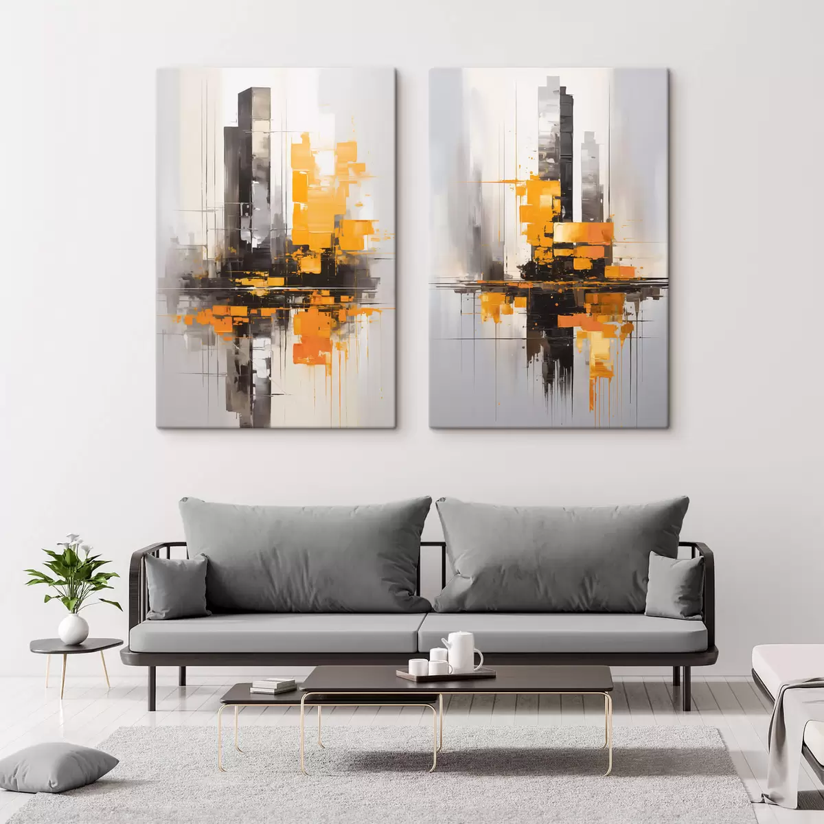 Wandbilder Abstrakte Wolkenkratzer m00515