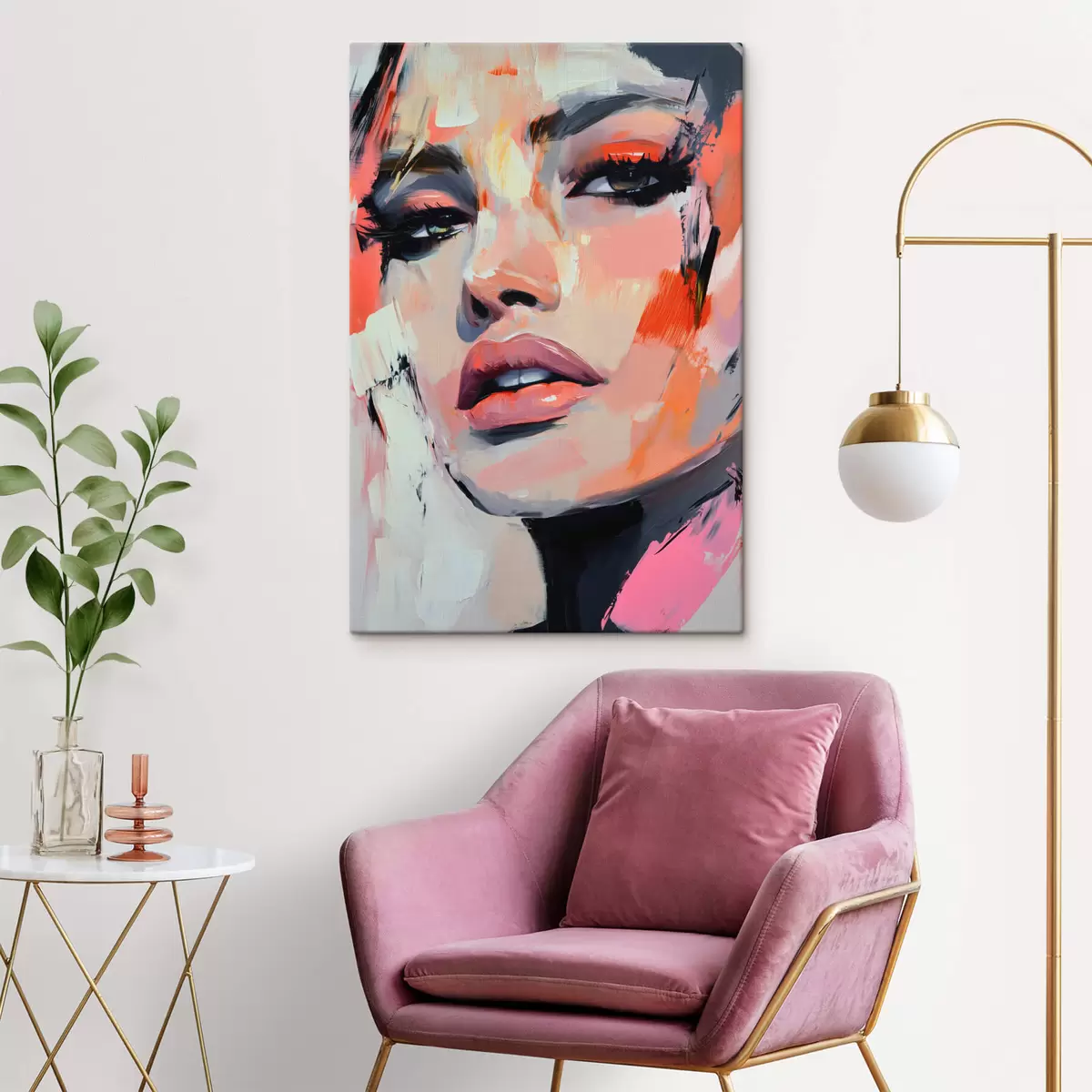 Wandbilder Porträt einer Frau s45135