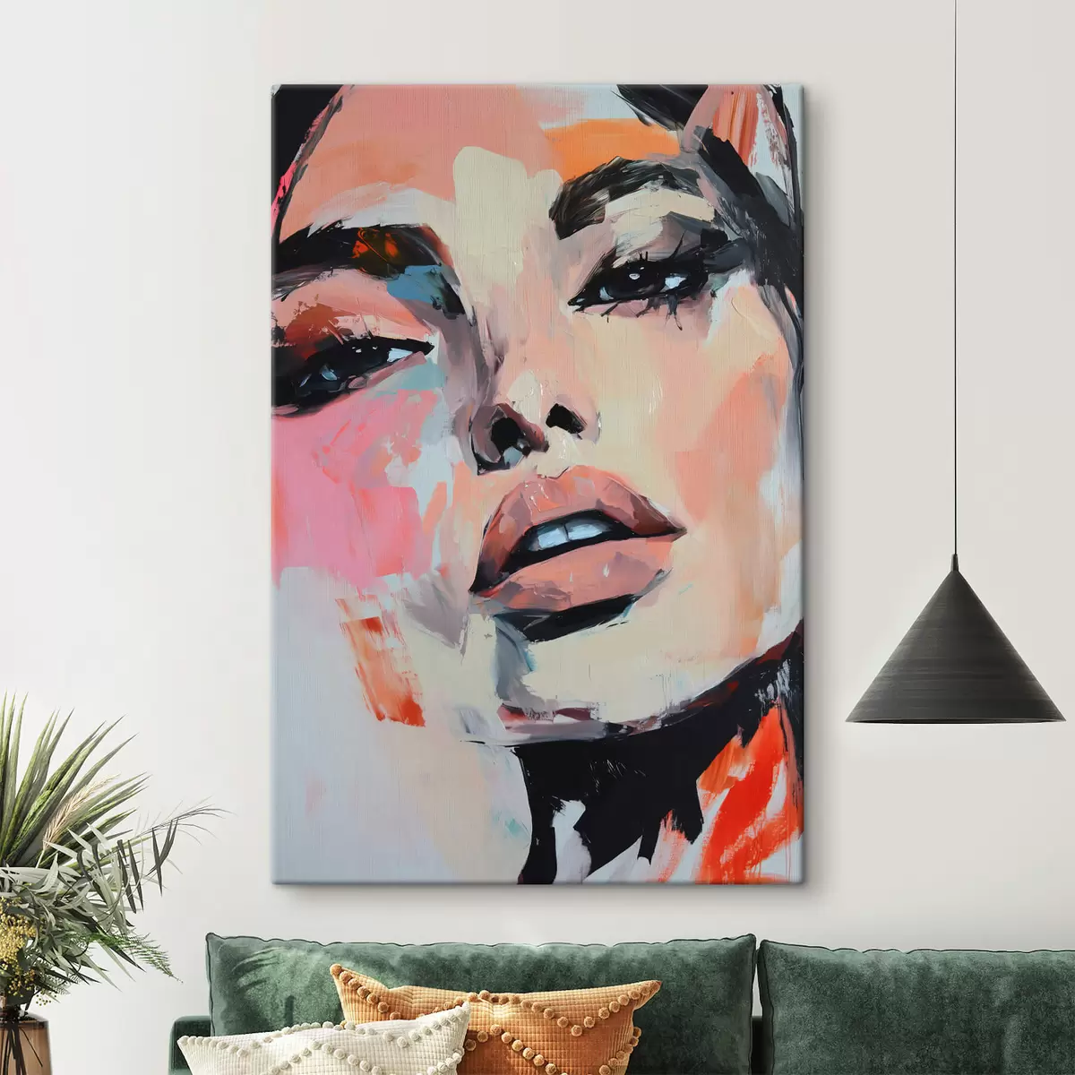 Wandbilder Porträt einer Frau s45136