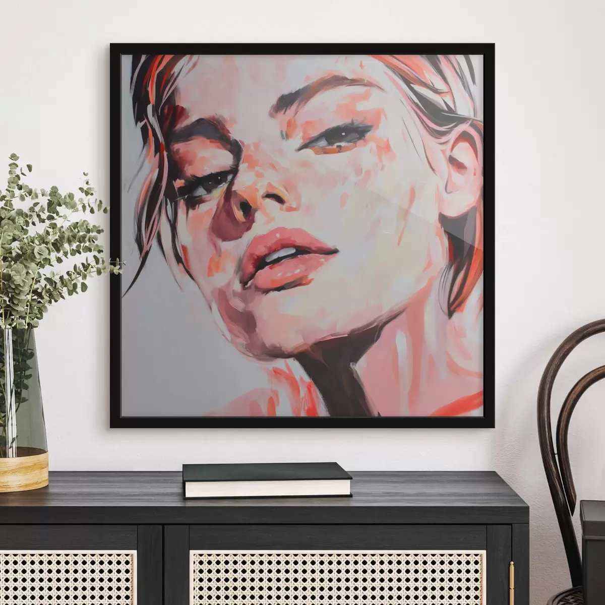 Poster Porträt einer Frau f45134