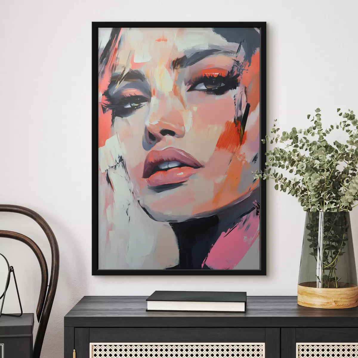 Poster Porträt einer Frau f45135