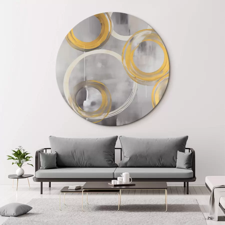 Wandbilder Abstraktion mit Kreisen r45132