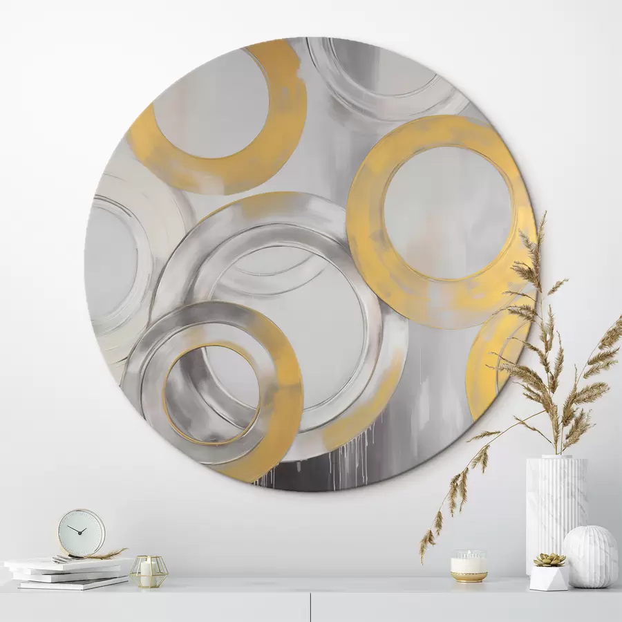 Wandbilder Abstraktion mit Kreisen r45133