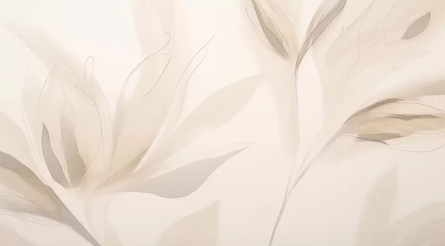Fototapete Leichte abstrakte Blätter w04243