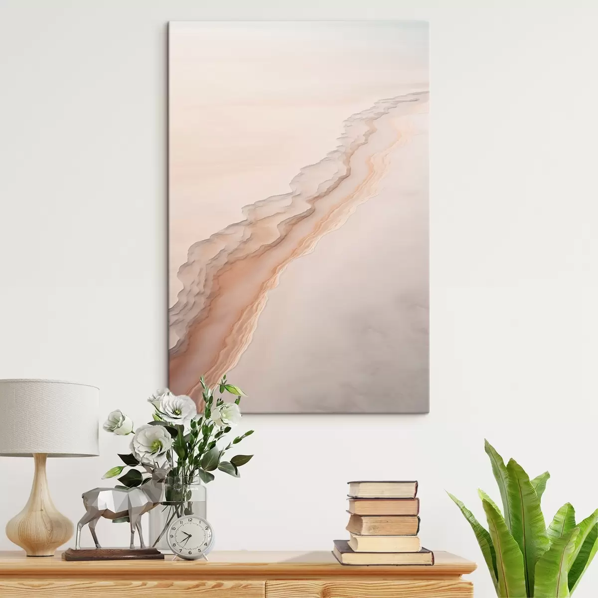 Wandbilder Minimalistische Wüstenlandschaft s45205