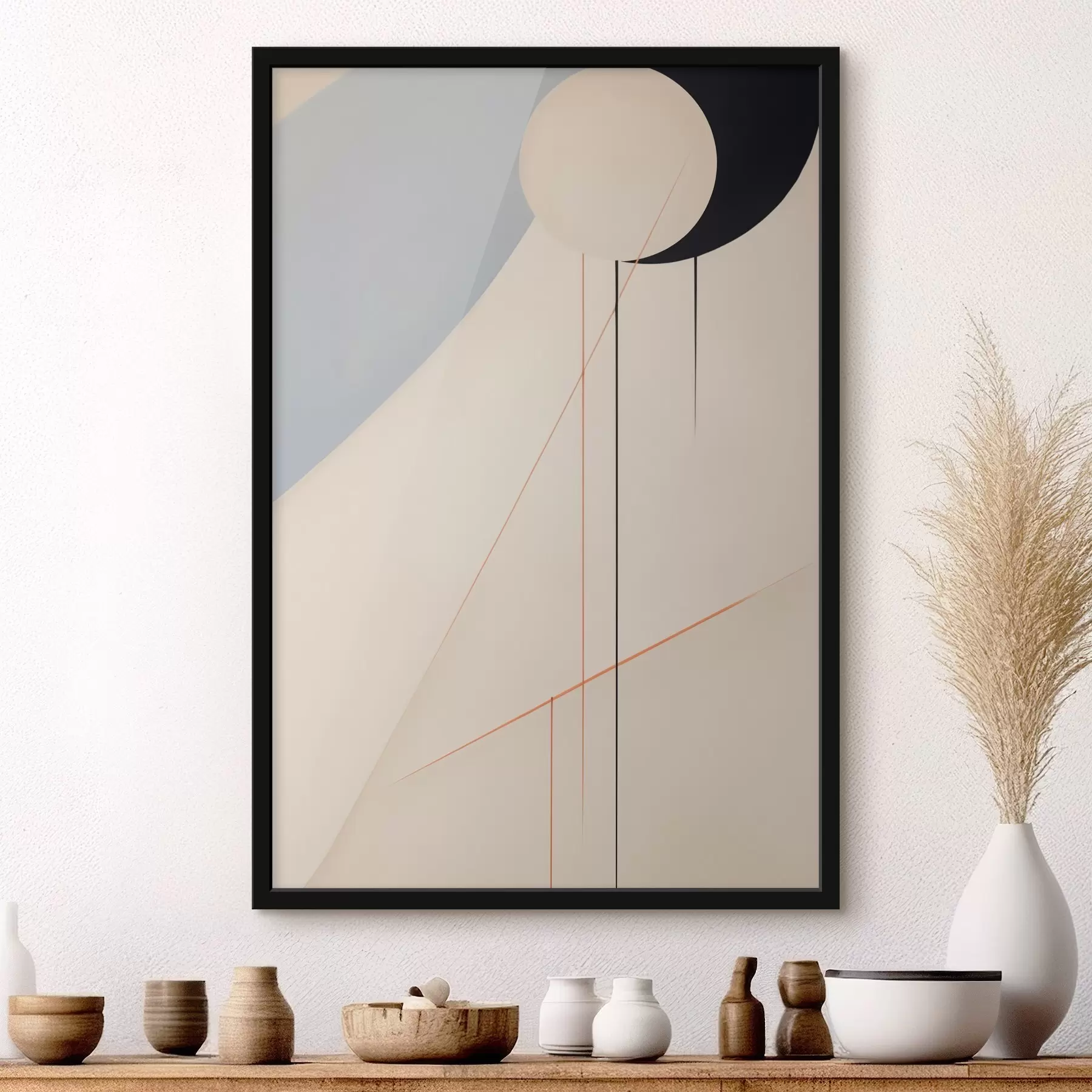 Wandbilder Geometrische minimalistische Abstraktion f45212