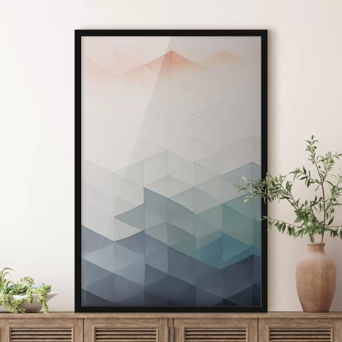 Poster Moderne geometrische Abstraktion f45214