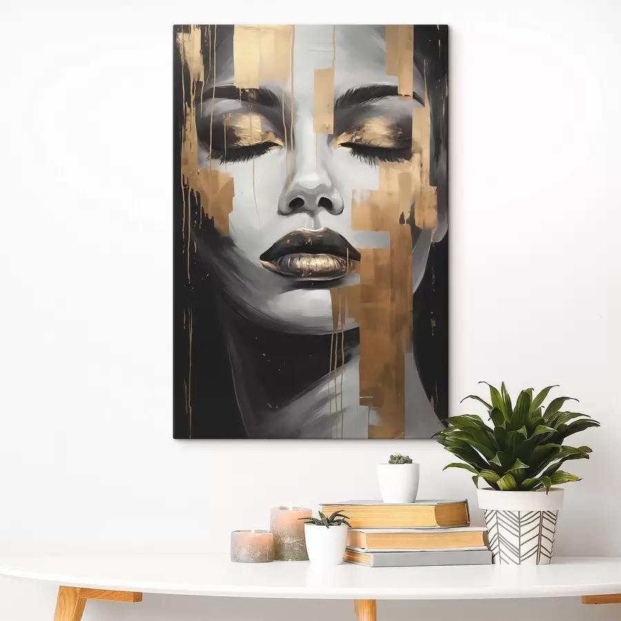 Wandbilder Grafisches Gesicht s45226