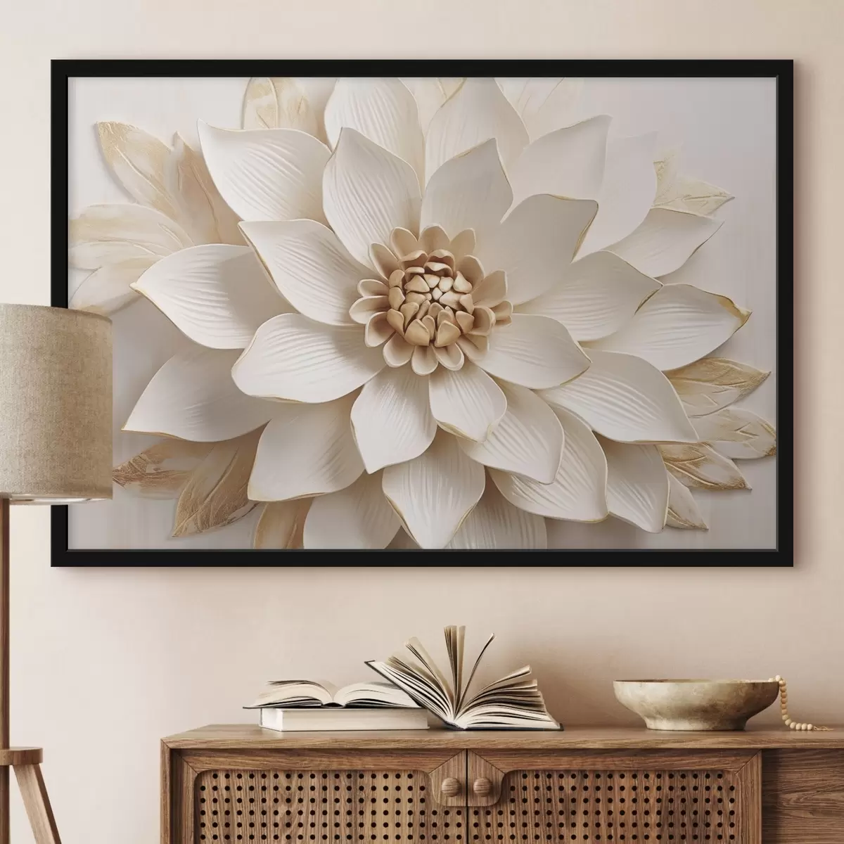 Poster Volumetrische Blüte f45225