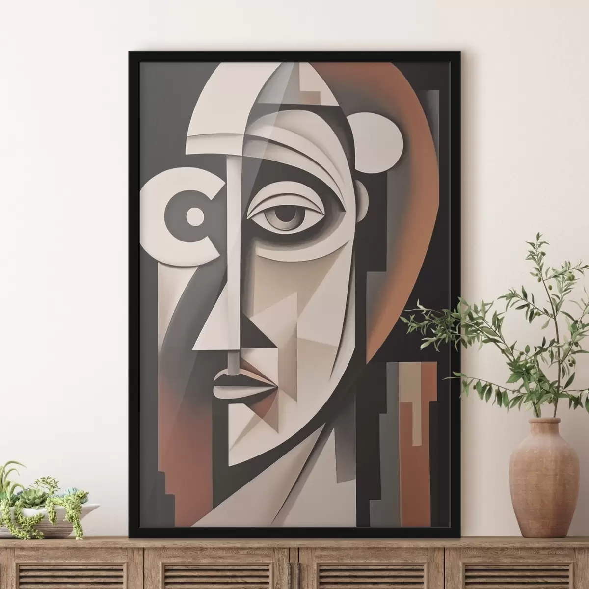 Poster Kubistisches Aussehen f45228