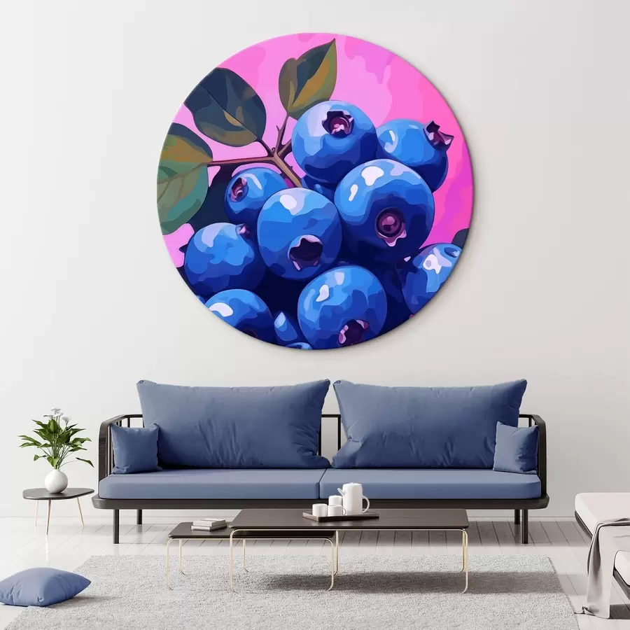 Wandbilder Saftige Heidelbeeren r45223