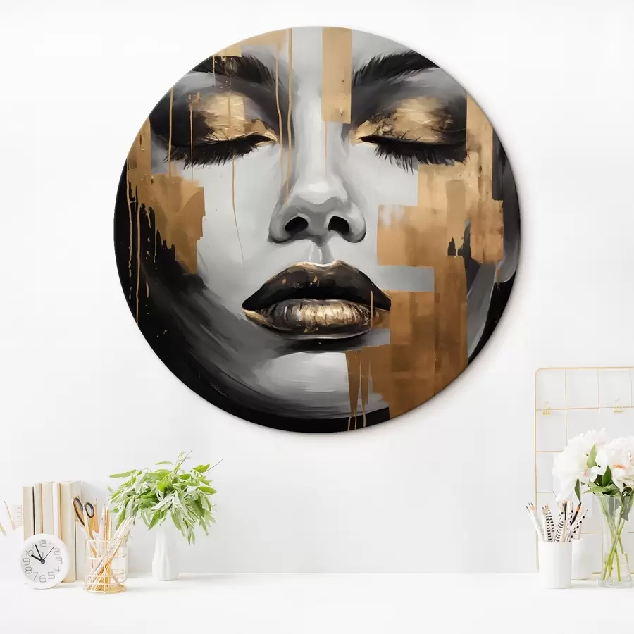 Wandbilder Grafisches Gesicht r45225